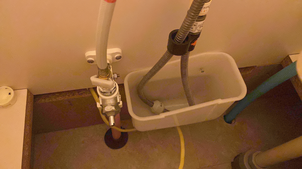 オリジナル洗面カウンター KSXⅡ　配管