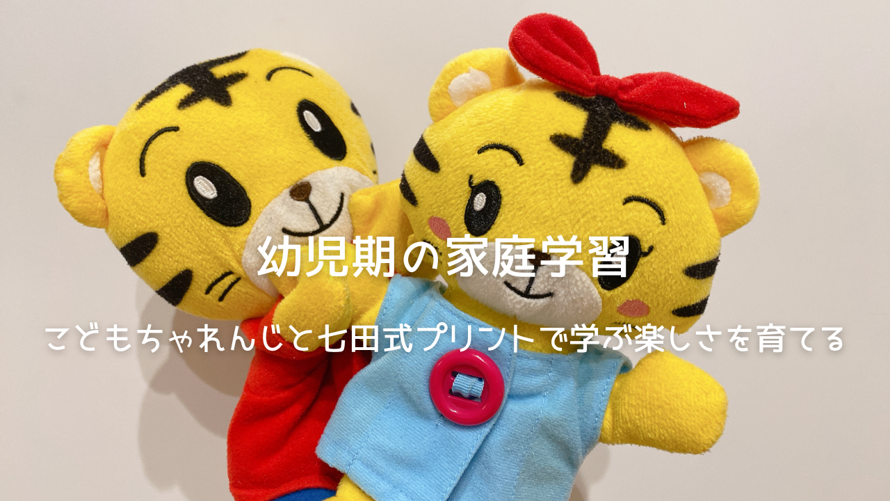 幼児期の家庭学習｜こどもちゃれんじと七田式プリントで学ぶ楽しさを育てる