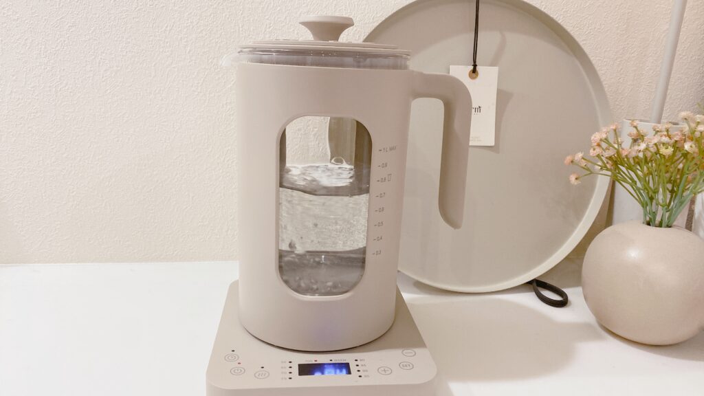見た目も可愛い機能性抜群の電気ケトル