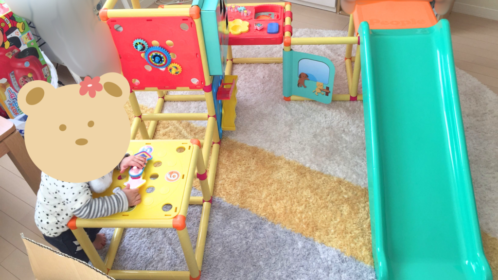 月齢に合わせて組み換えられるのは嬉しいポイント！